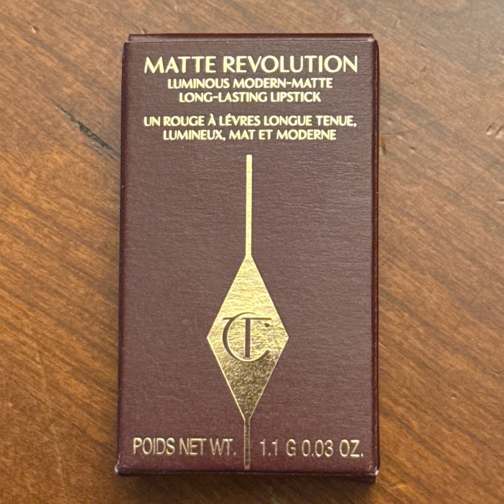 Charlotte Tilbury Pillow Talk lipstick Matte Revolution sample‎ 1.1 g